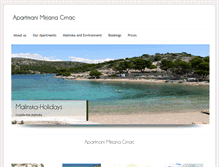 Tablet Screenshot of malinska-holidays.com